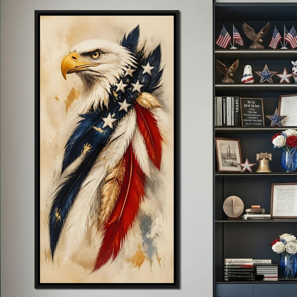 Sovereign Flight Of Freedom Canvas Wall Art