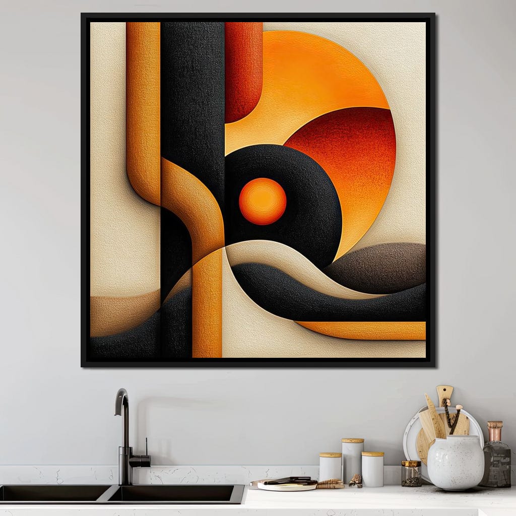 Abstract Dusk Canvas Wall Art