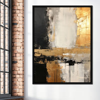 Gold Amber Shades Canvas Wall Art