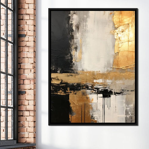 Gold Amber Shades Canvas Wall Art