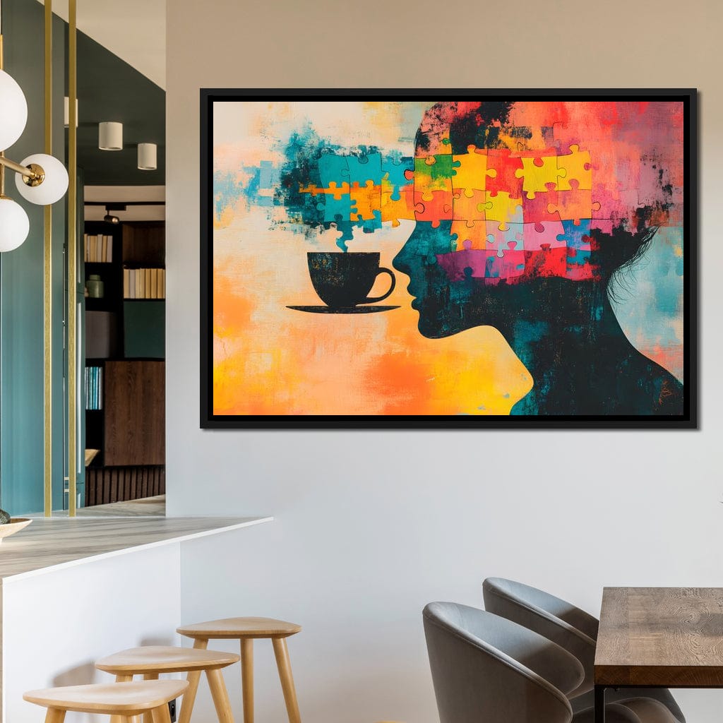 Mindful Puzzle Brewscape Canvas Wall Art