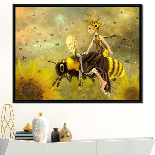 Queen Bee Canvas Wall Art
