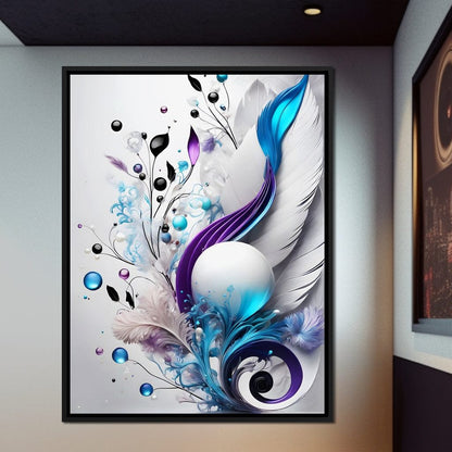 Purity and light Canvas Wall Art