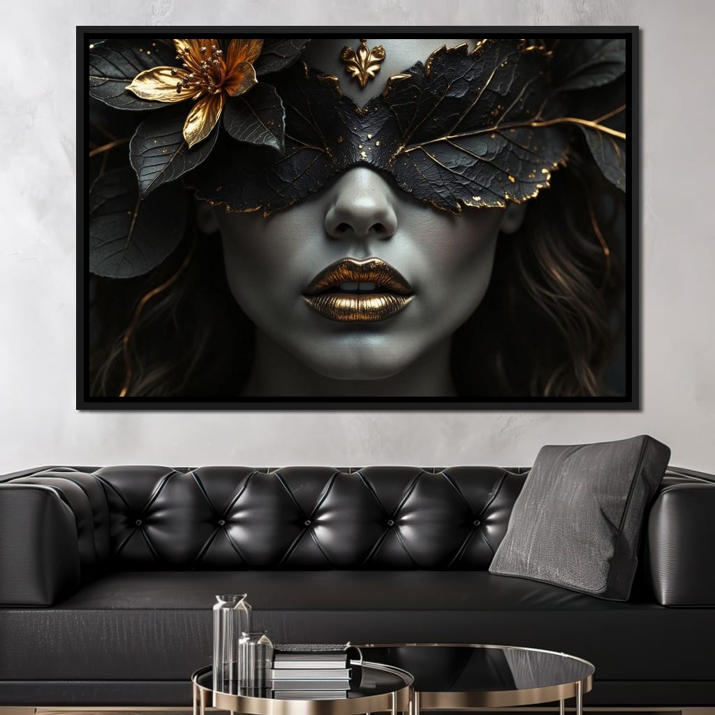 Noir Botanica Canvas Wall Art