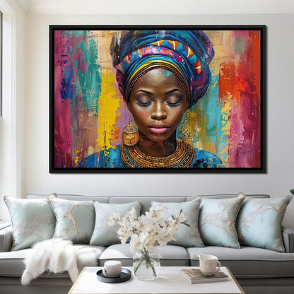 Vibrant Dreams of Africa Canvas Wall Art