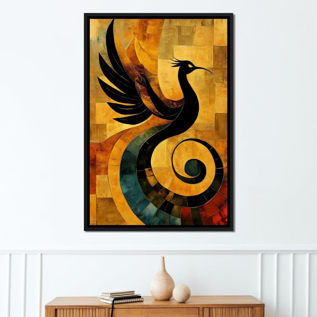 Phoenix Radiance Harmony Canvas Wall Art