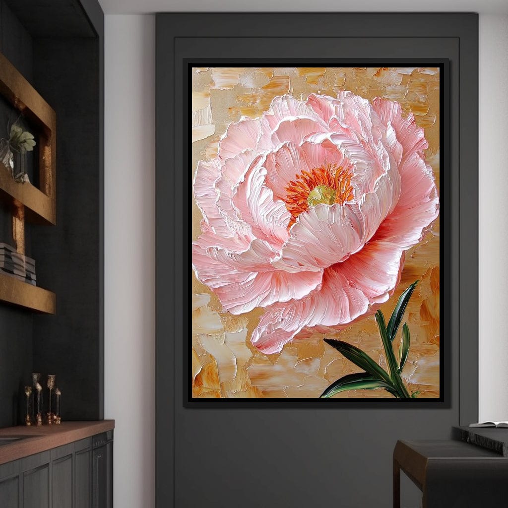 Petal Symphony of Radiance Canvas Wall Art