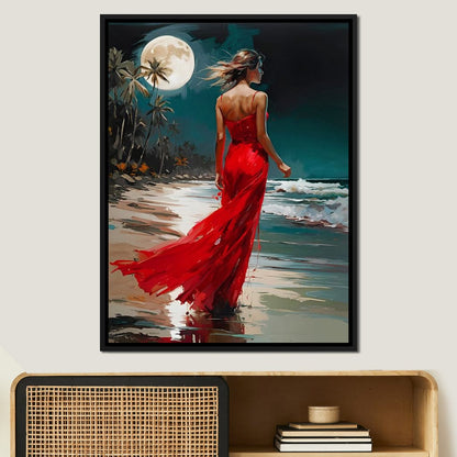 Female Portrait 062 Canvas Wall Art