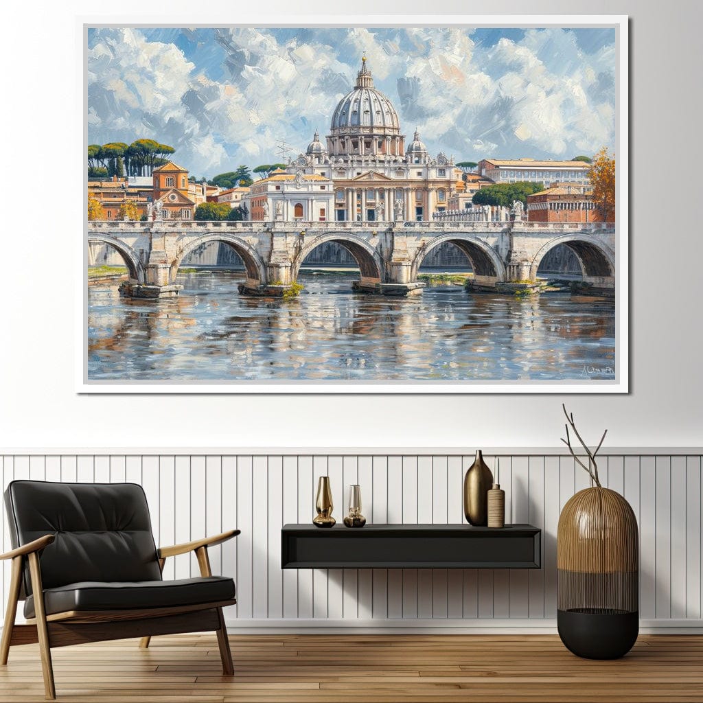 Eternal Reflections of Rome Canvas Wall Art