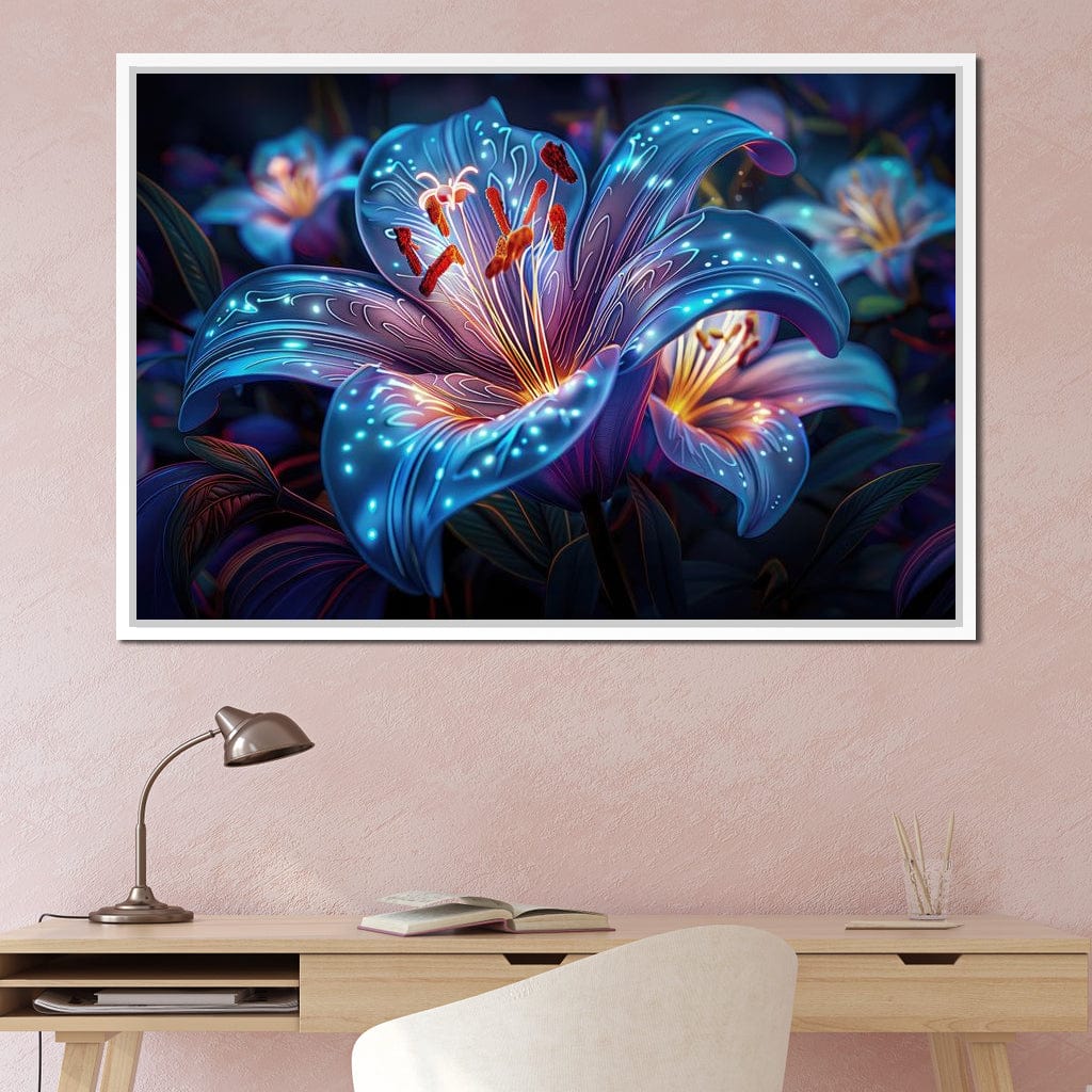 The Radiant Lilyx Canvas Wall Art