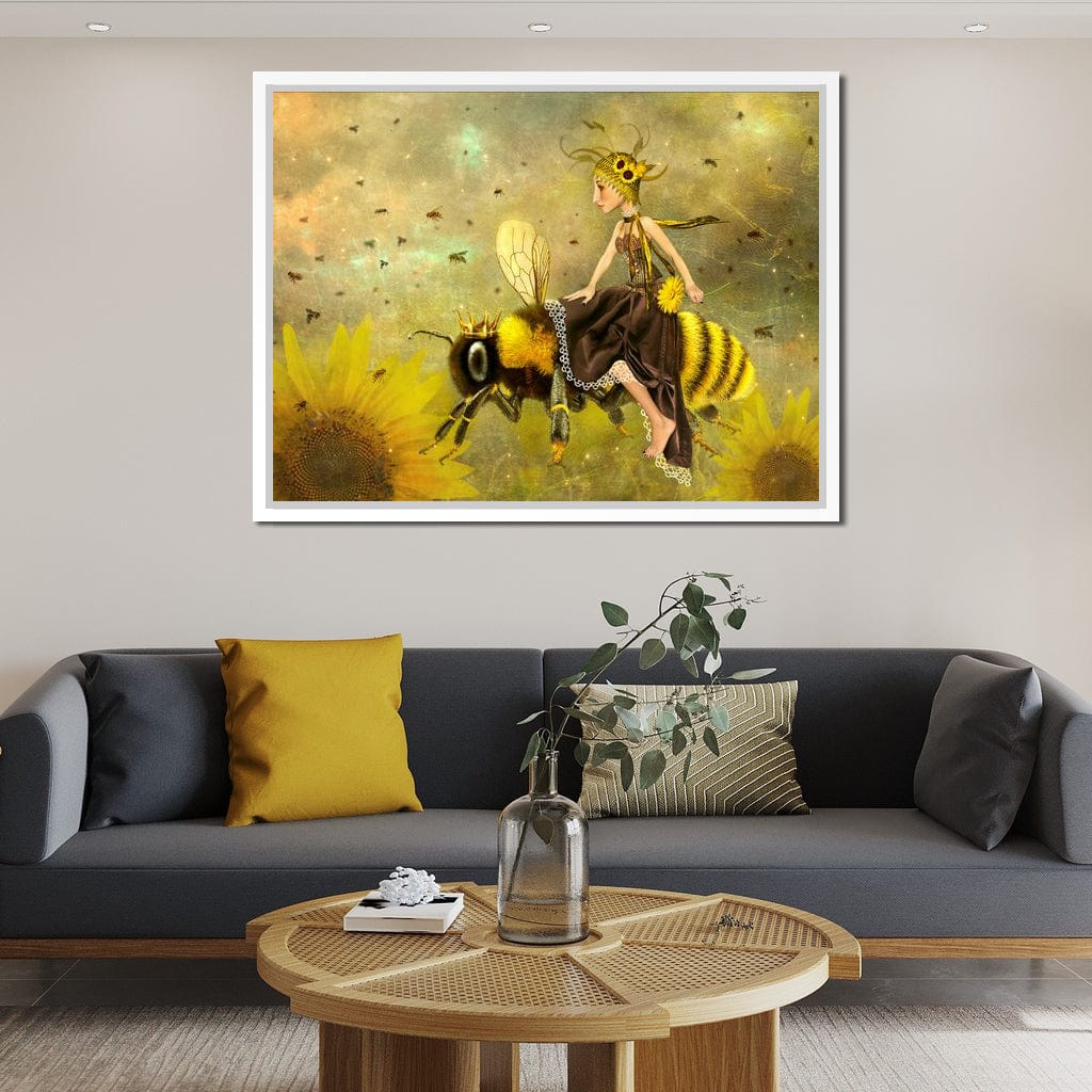 Queen Bee Canvas Wall Art