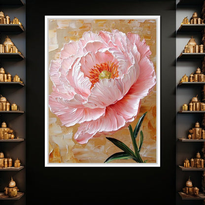 Petal Symphony of Radiance Canvas Wall Art