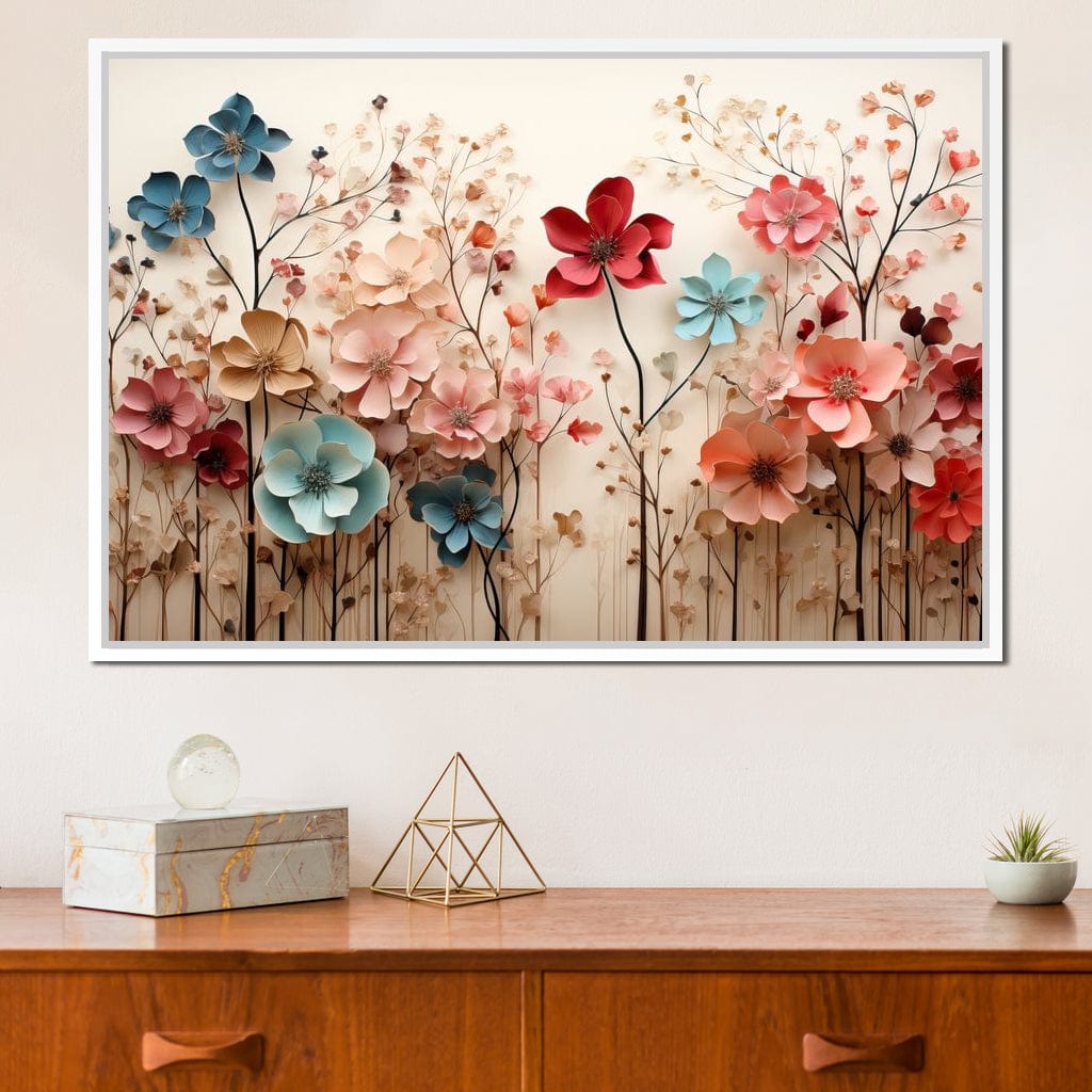 Spring Flowers Canvas Wall Art