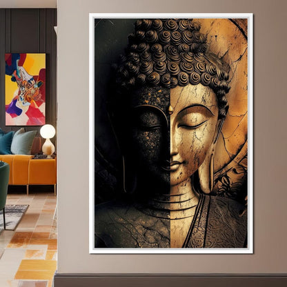 Harmony of Light and Shadow Canvas Wall Art