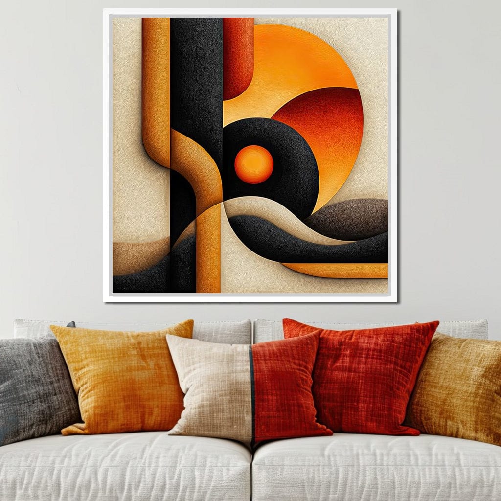 Abstract Dusk Canvas Wall Art