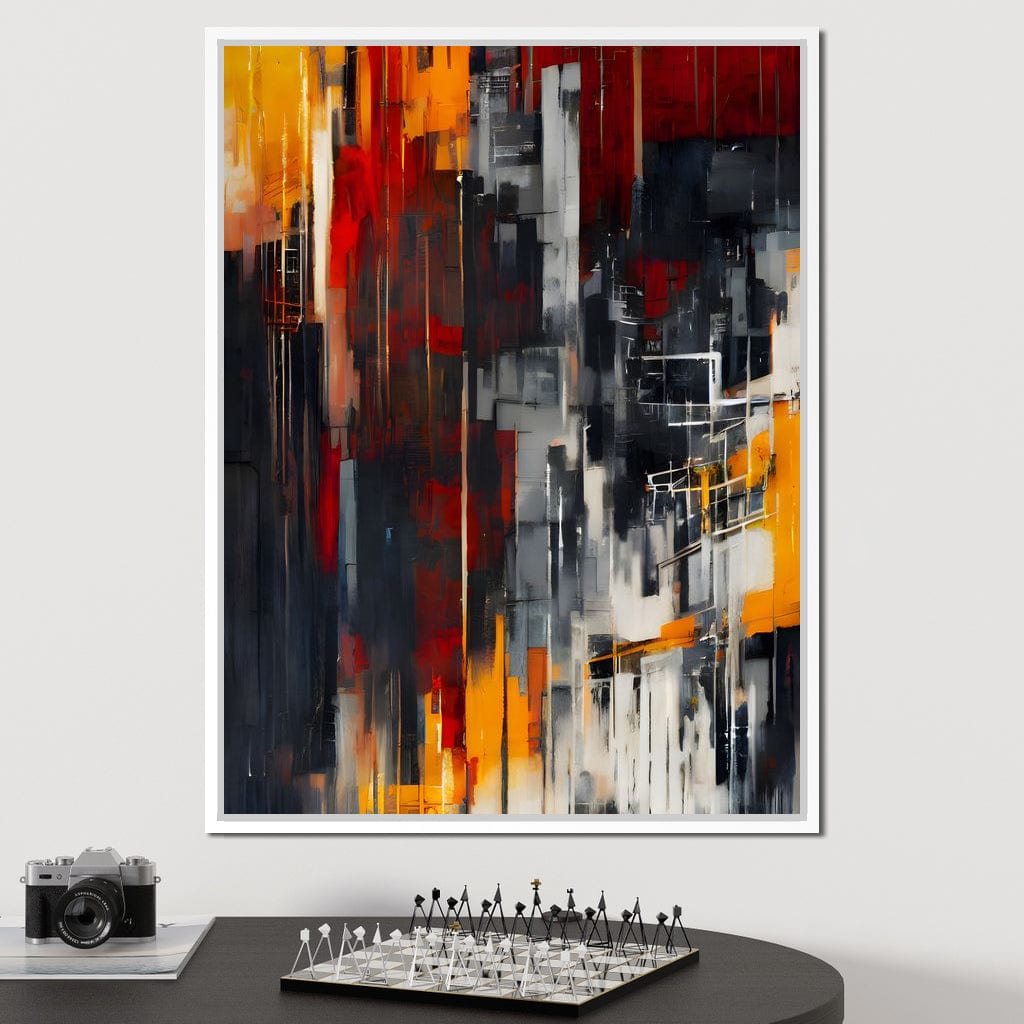 Urban Labyrinth Canvas Wall Art