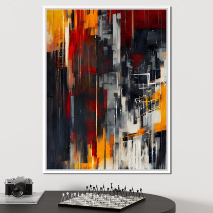 Urban Labyrinth Canvas Wall Art