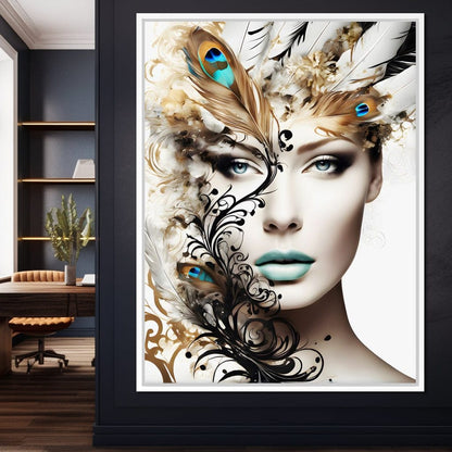 Female Portrait 138 Canvas Wall Art