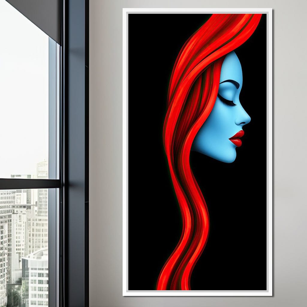 Blueblood Siren Canvas Wall Art