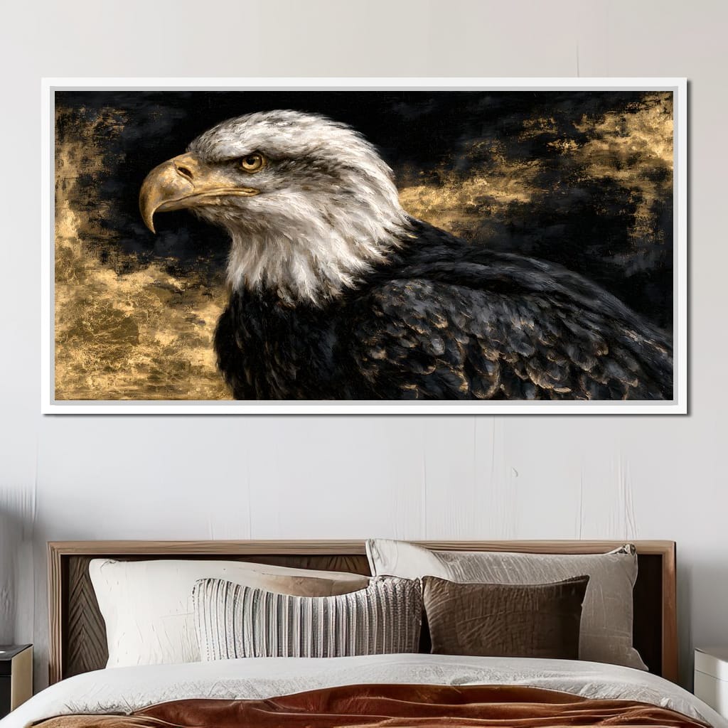 Sovereign Spirit Of The Golden Skies Canvas Wall Art
