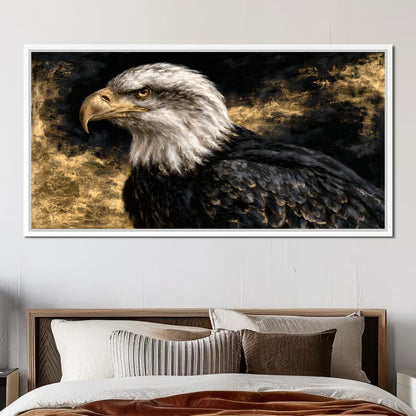 Sovereign Spirit Of The Golden Skies Canvas Wall Art