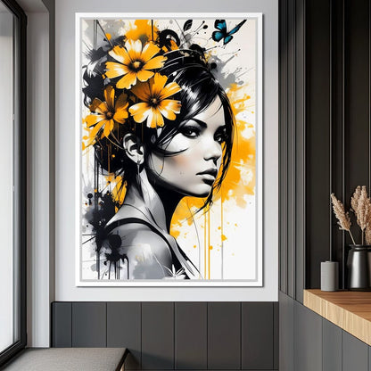 Female Portrait 262 Canvas Wall Art