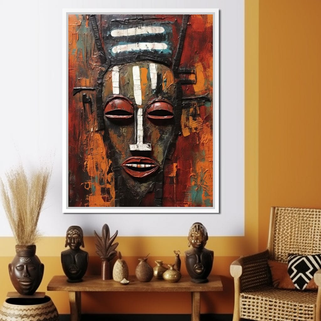 Tribal Mask 02 Canvas Wall Art