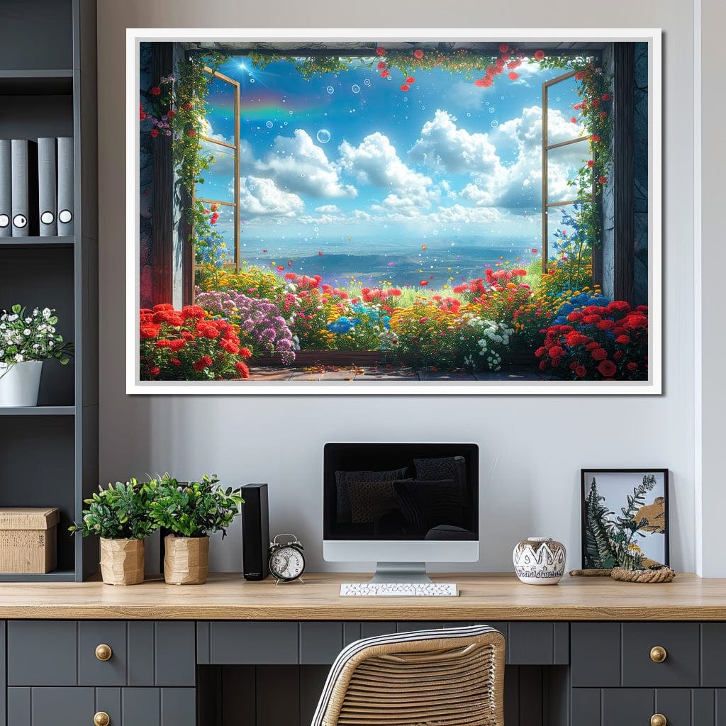 Blossom Breeze Panorama Canvas Wall Art