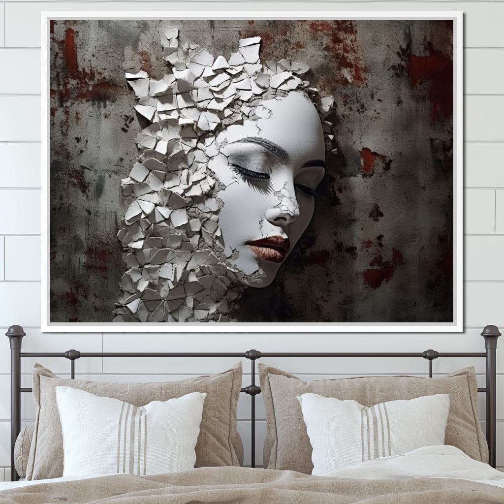 Shattered Mirage Canvas Wall Art