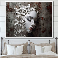 Shattered Mirage Canvas Wall Art