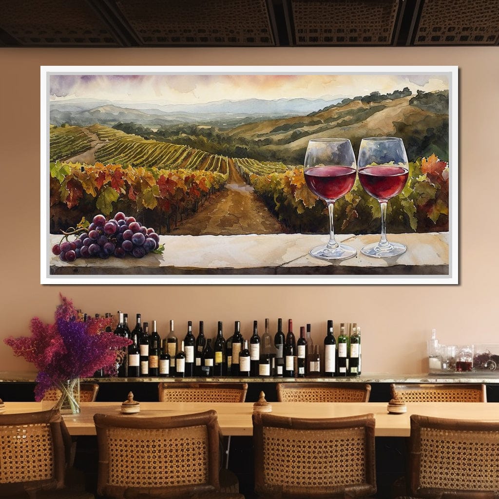Vineyard Serenity Canvas Wall Art