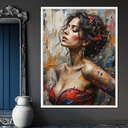 Whispering Beauty Canvas Wall Art