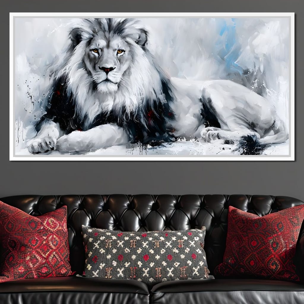 Monarch of the Frozen Plains Canvas Wall Art