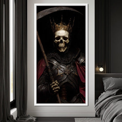 King of Bone and Shadow Reign Canvas Wall Art