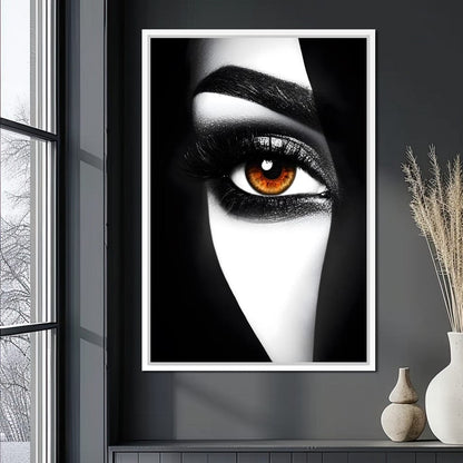 Eclipse of the Fiery Eye Canvas Wall Art
