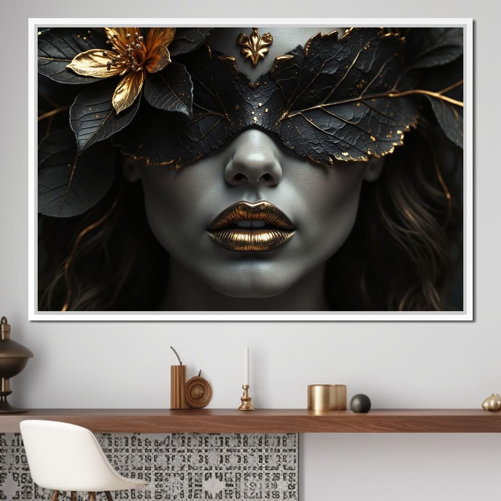 Noir Botanica Canvas Wall Art