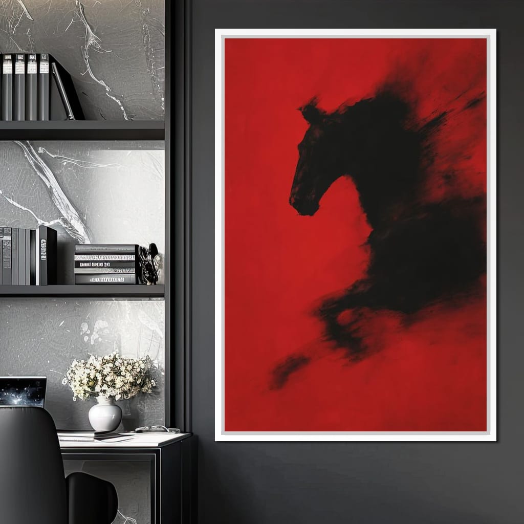 Unbound Spirit Rushing Through Darkness Canvas Wall Art