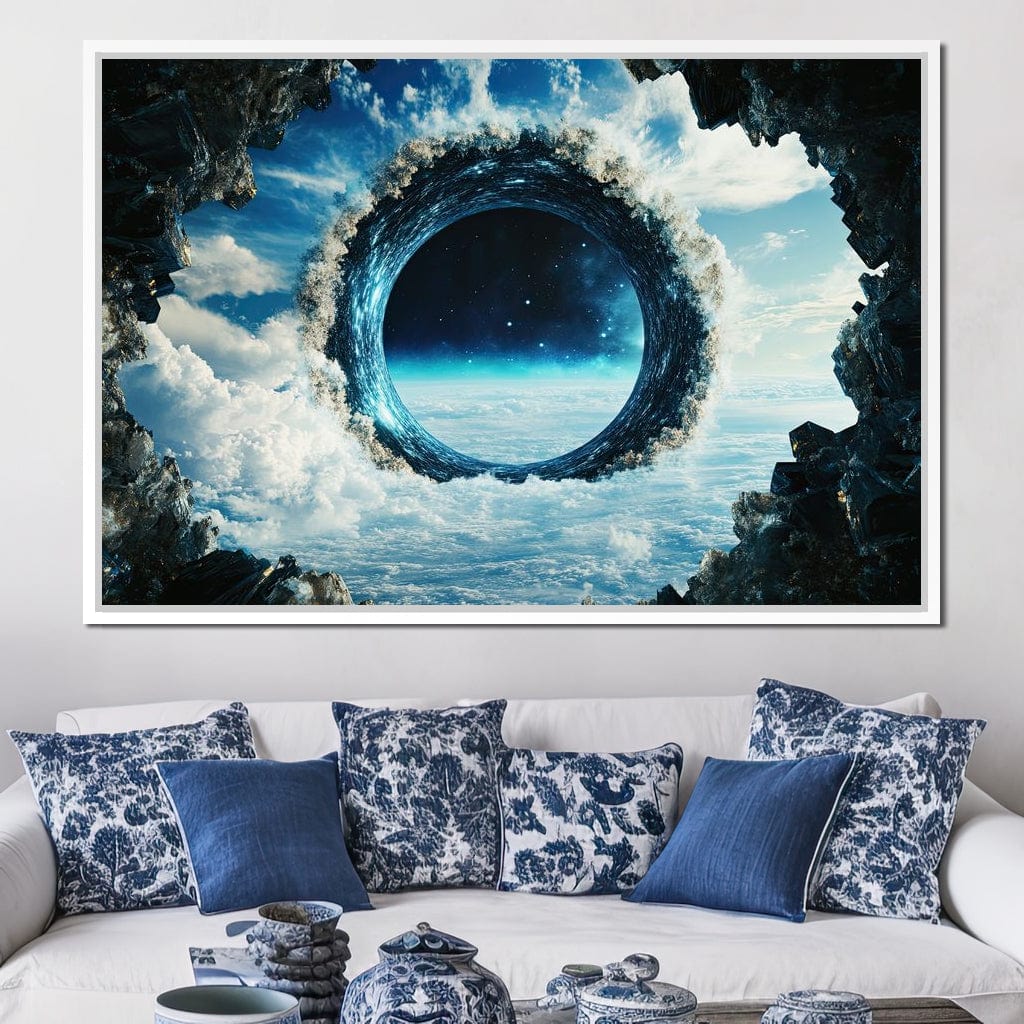 Portal to Celestial Realms Canvas Wall Art