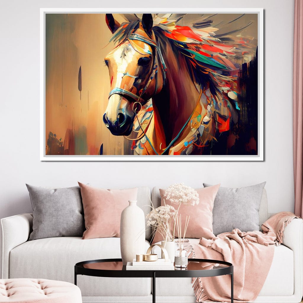 Cherokee Horse 2 Canvas Wall Art
