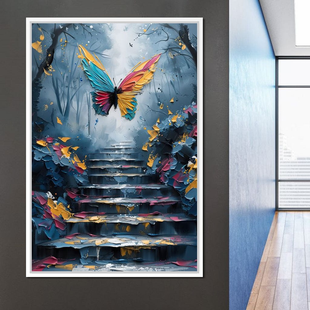 Spectral Flight Ascending Canvas Wall Art