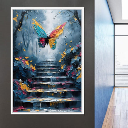 Spectral Flight Ascending Canvas Wall Art