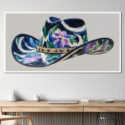 Floral Western Dreamscape Canvas Wall Art