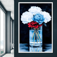 Heavenly Petal Symphony Canvas Wall Art