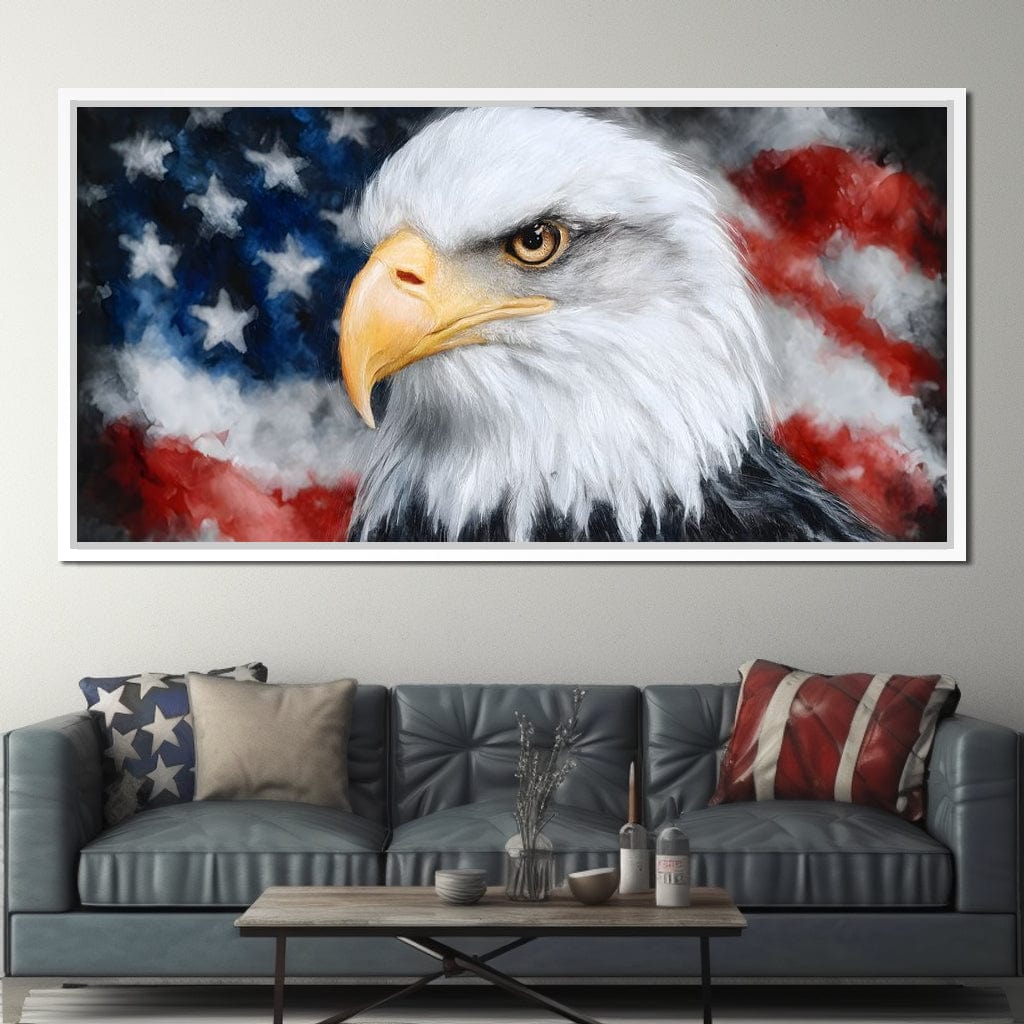 Majestic Eagle Essence Canvas Wall Art