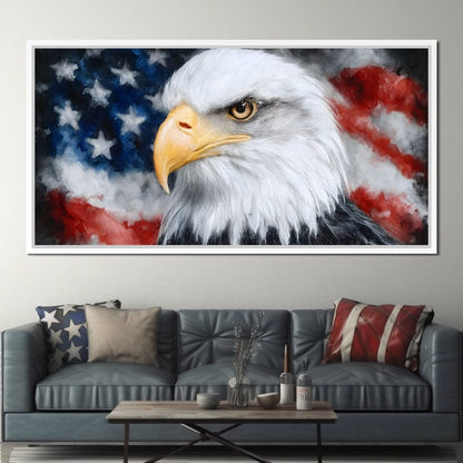 Majestic Eagle Essence Canvas Wall Art