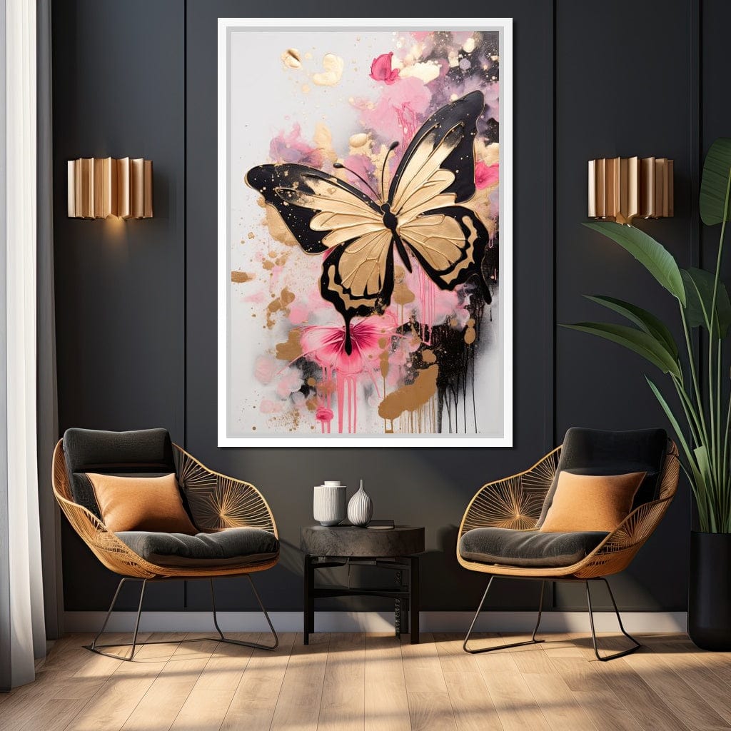 Dreamflight in Pink Hues Canvas Wall Art