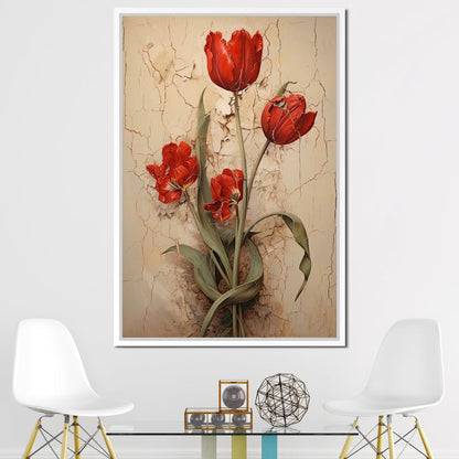 Tulips Resilience Dance Canvas Wall Art