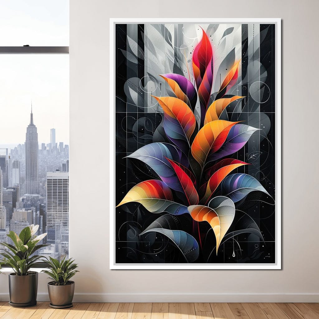 Spectrum Foliage Fusion Canvas Wall Art