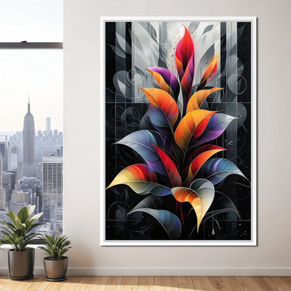Spectrum Foliage Fusion Canvas Wall Art