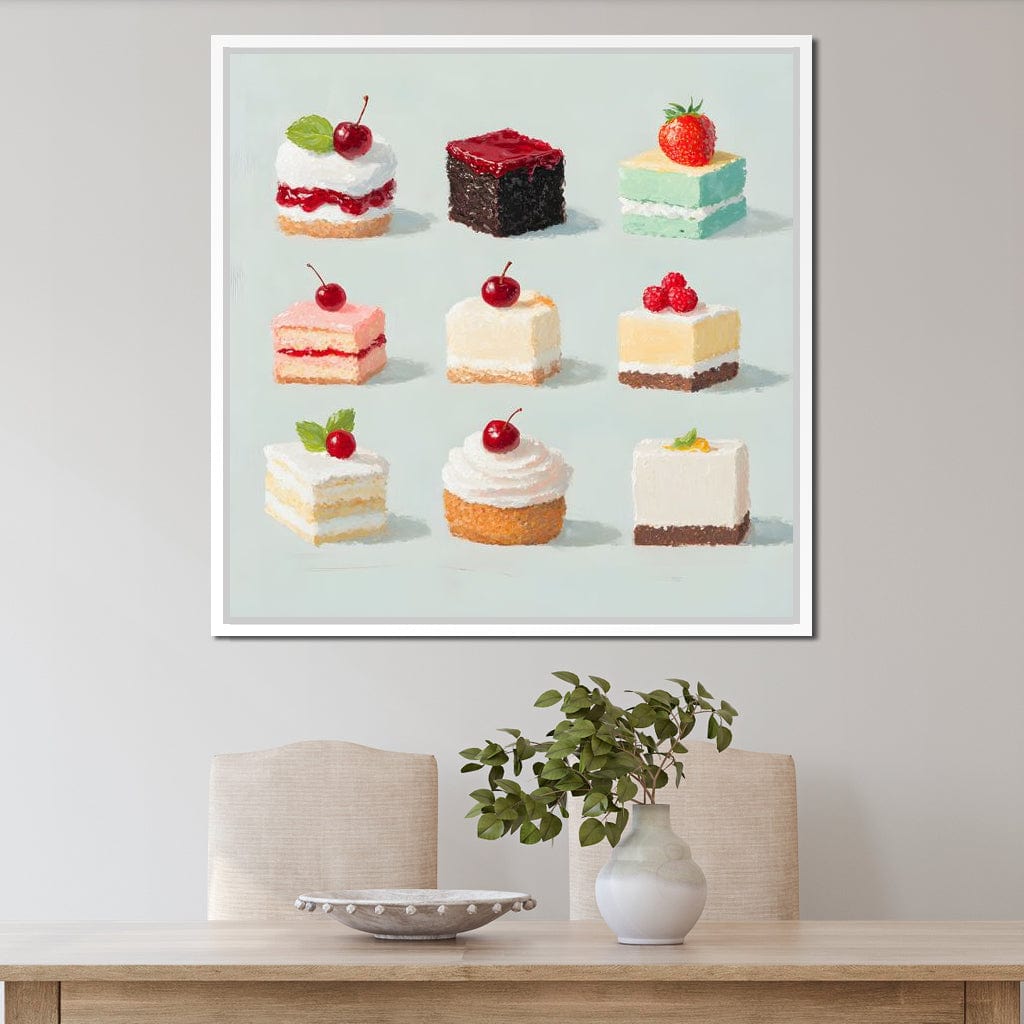 Sweet Slice Delight Tableau Canvas Wall Art
